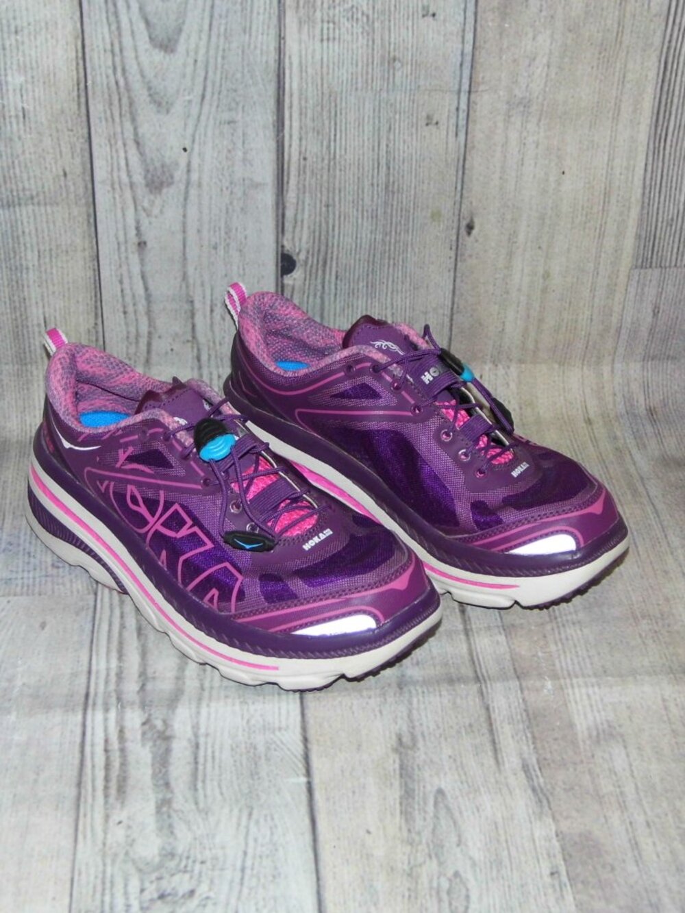 HOKA Bondi 3 Purple Sneakers Womens Size 7